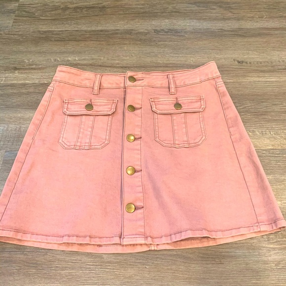 Altar'd State Dresses & Skirts - Altar’ed State Dusty Pink Skirt-S